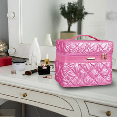 Cosmetic Bridal Make Up Box Trousseau Box Vanity Beauty Case (630)