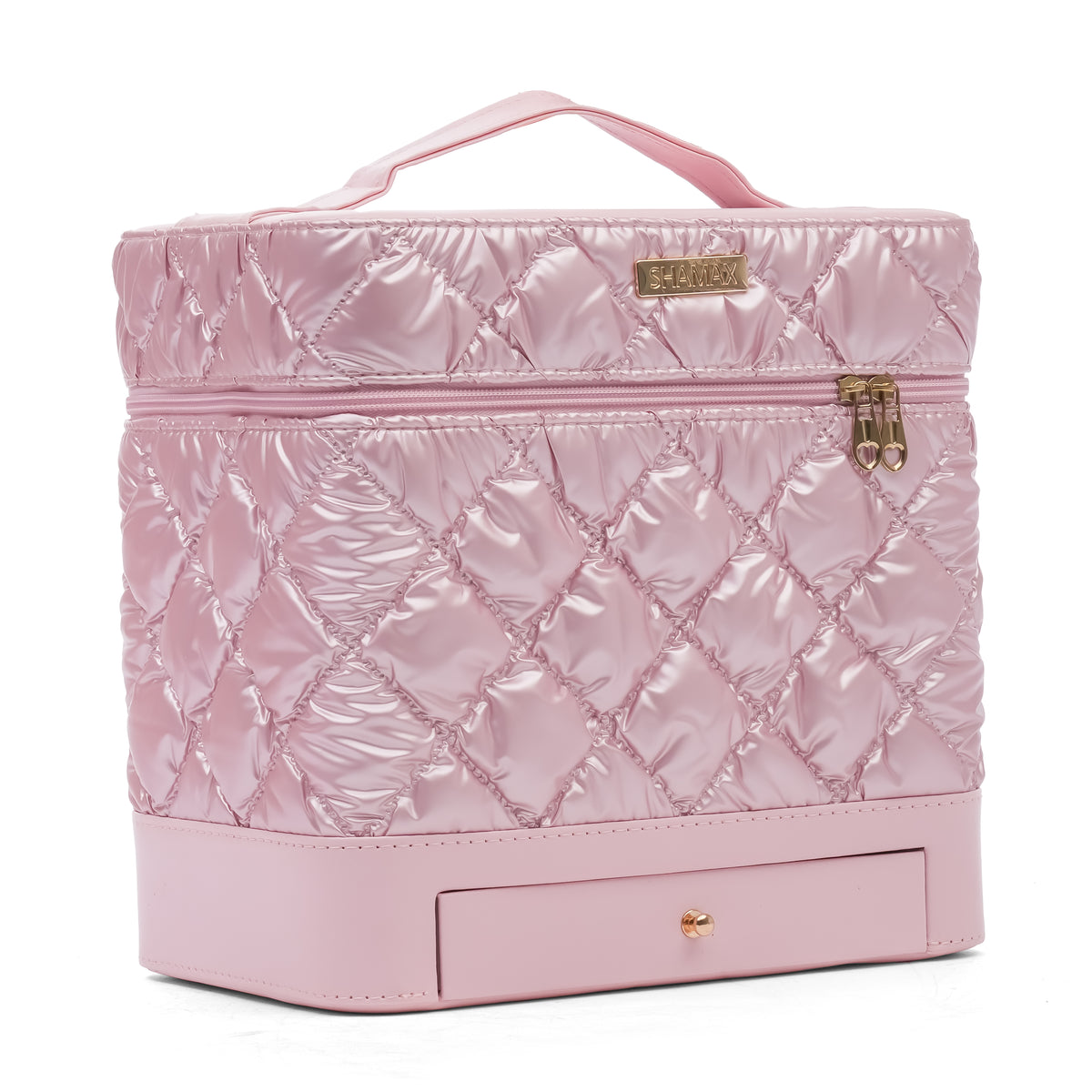 Makeup Organizer Box Vanity Case with Mirror