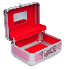 Hard Shell Cosmetic Organizer (52-Pink)