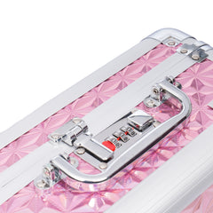 Hard Shell Cosmetic Organizer (52-Pink)
