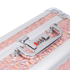 Hard Shell Cosmetic Organizer ( 52-Rose Gold)