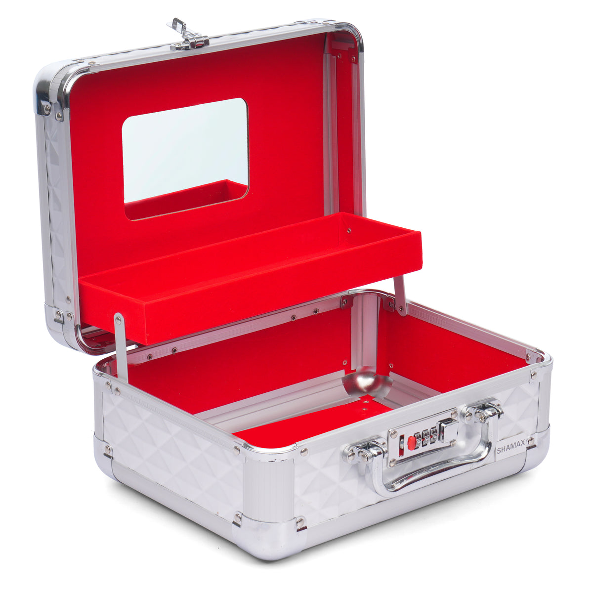 Hard Shell Cosmetic Organizer (52-silver)