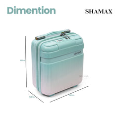 Hard Shell Vanity Box for Women (755-Green)
