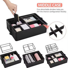 Professional Rolling Makeup Case Trolley (AB3 )