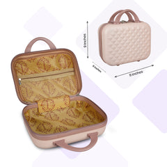 Makeup Box Cosmetic Case (Beige)