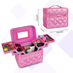 Cosmetic Bridal Make Up Box Trousseau Box Vanity Beauty Case (630)
