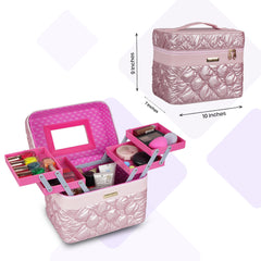Cosmetic Bridal Make Up Box Trousseau Box Vanity Beauty Case (630)