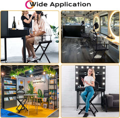 Makeup Artist Director Chair with Head Rest Foldable Chair