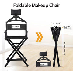 Makeup Artist Director Chair with Head Rest Foldable Chair