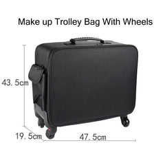 Vanity Jumbo Makeup Artist Rolling Trolley (8516/XXL/Trolley)