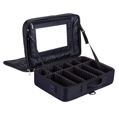 Professional Makeup Bag for Women Adjustable Dividers Organisers (8512)