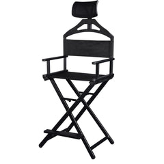 Makeup Artist Director Chair with Head Rest Foldable Chair