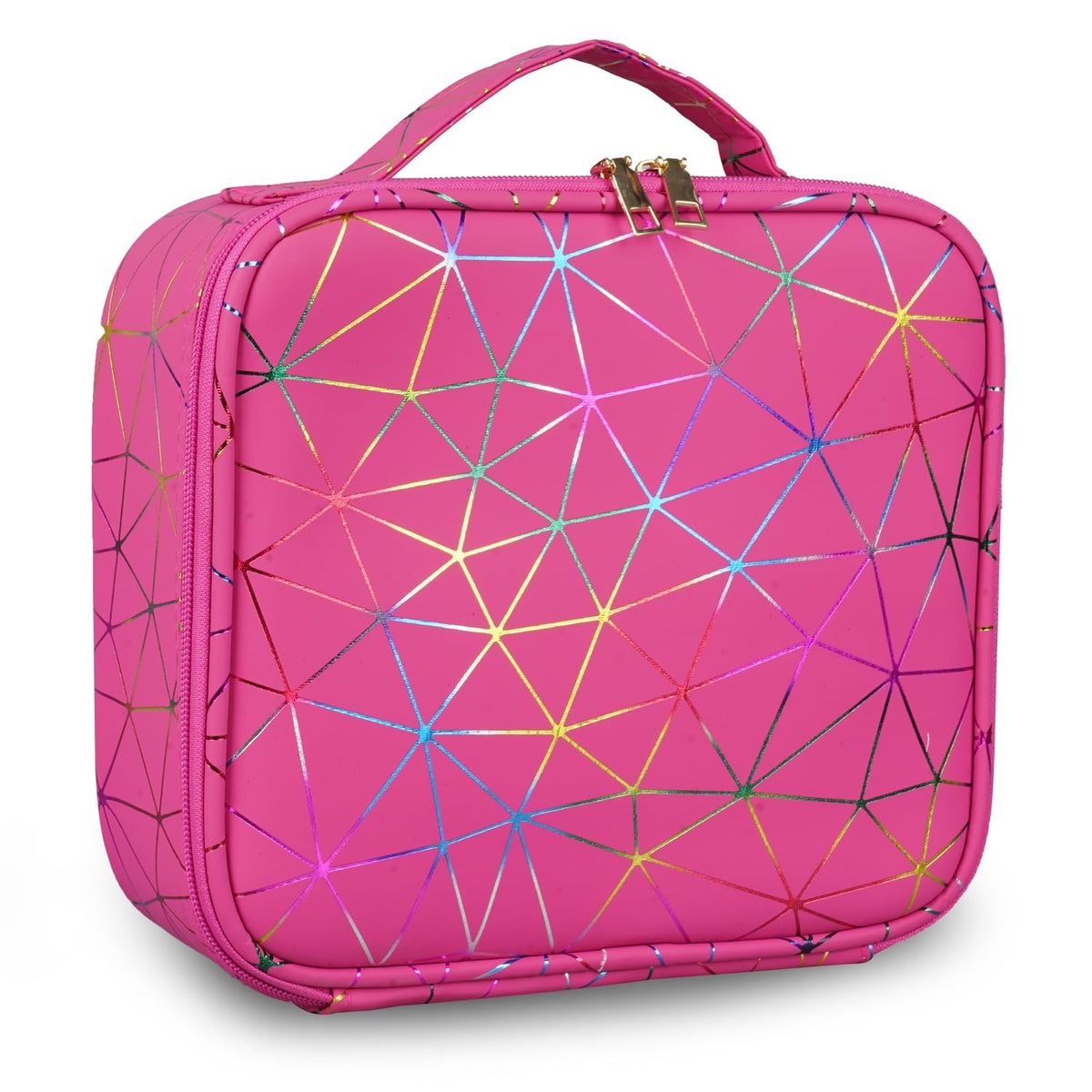 Professional Makeup Organizer Bag (8506 Hot Pink)