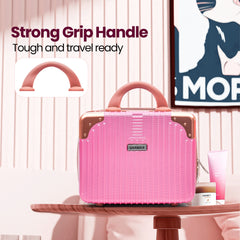 Hard Shell Cosmetic Box Portable Makeup Travel Vanity Box