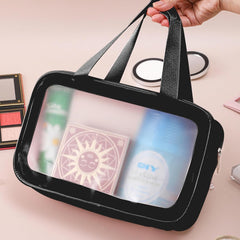 Washbag Pouch Bag for Home & Travel, Toiletry Bag for Women (Black)