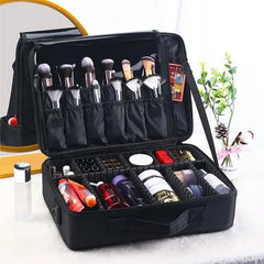 Professional Makeup Bag for Women Adjustable Dividers Organisers (8512)