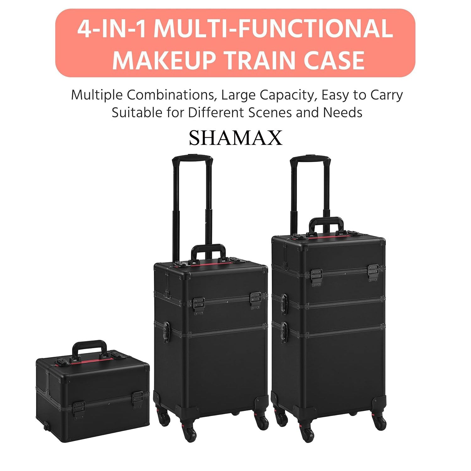 Professional Rolling Makeup Case Trolley (AB3 )