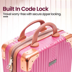Hard Shell Cosmetic Box Portable Makeup Travel Vanity Box